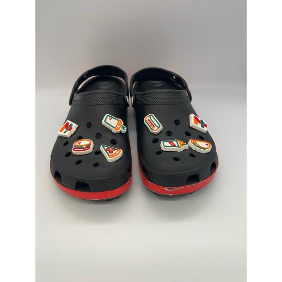7-Eleven x Crocs Exclusive 7-11 Black Classic Clog Men\'s Size 12 main image 11